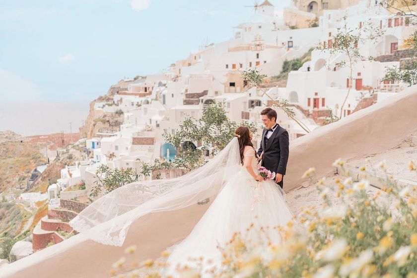 (Finally ♡) Recently, everyone has started going! A special feature on beautiful photos from overseas honeymoons ✈にて紹介している画像