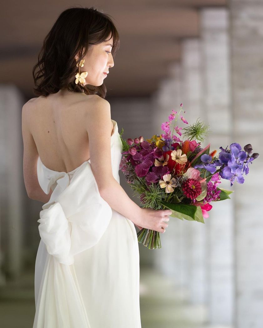 The most popular import brand right now! 6 dream dresses from ANTONIO RIVA.にて紹介している画像