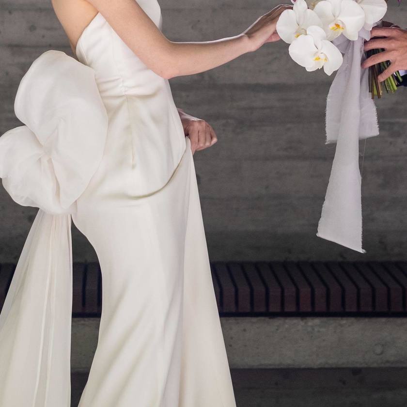 The most popular import brand right now! 6 dream dresses from ANTONIO RIVA.にて紹介している画像
