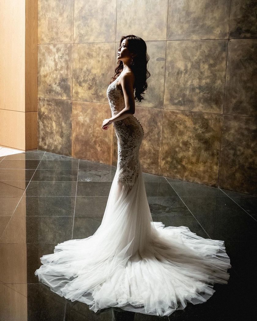 Loved by brides all over the world ♡ A compilation of popular dresses from the Spanish dress brand [PRONOVIAS]にて紹介している画像