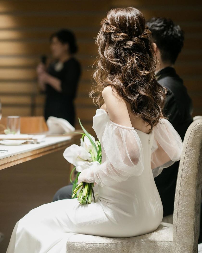 Popular lately 🤍 Here are three imported brand "mermaid dresses" that are frequently worn recently 🪻にて紹介している画像