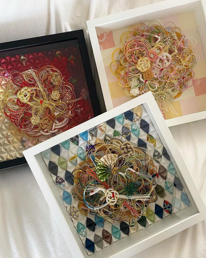 Keeping the congratulatory envelope received from guests as a memento 💌 What are the recent trends in "congratulatory envelope remakes"?にて紹介している画像