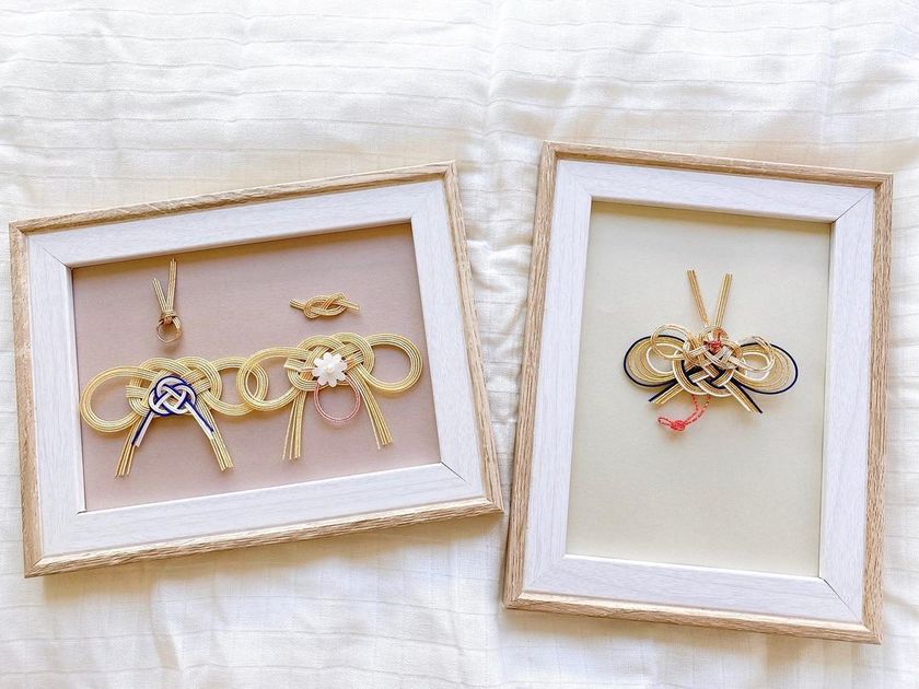 Keeping the congratulatory envelope received from guests as a memento 💌 What are the recent trends in "congratulatory envelope remakes"?にて紹介している画像