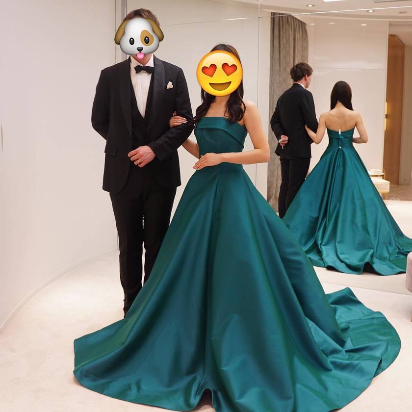 A Special Feature on the Wonderful Wedding Color Dresses by Iranian Designer 🇮🇷 Sarehnouriにて紹介している画像