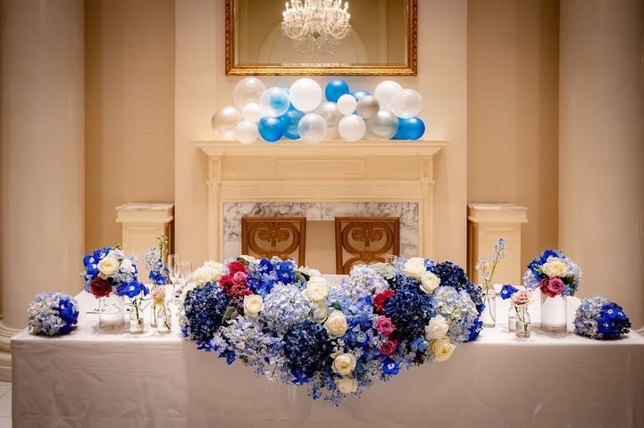 Are there certain flowers that cannot be specified depending on the season? Check with actual wedding photos [Bouquet and Floral Decoration Calendar].にて紹介している画像