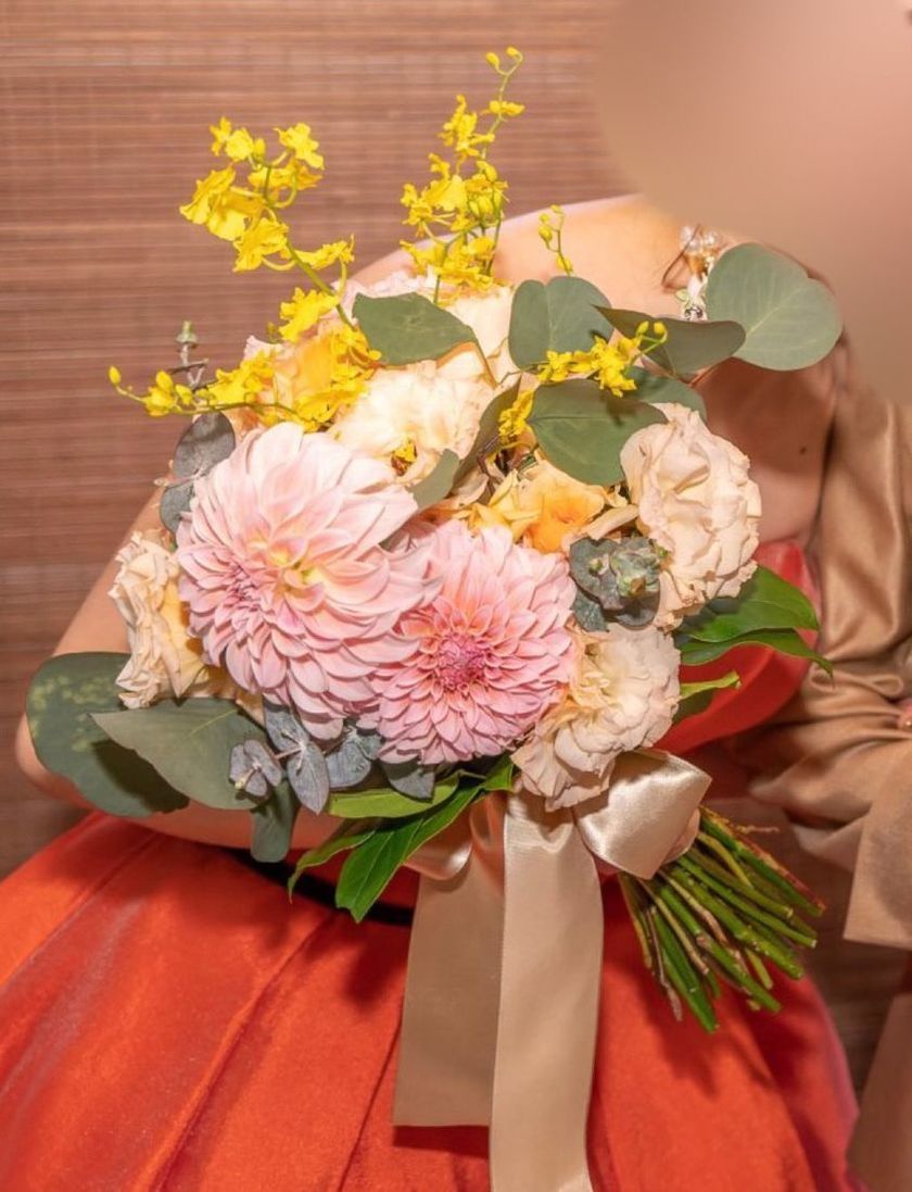 Are there certain flowers that cannot be specified depending on the season? Check with actual wedding photos [Bouquet and Floral Decoration Calendar].にて紹介している画像