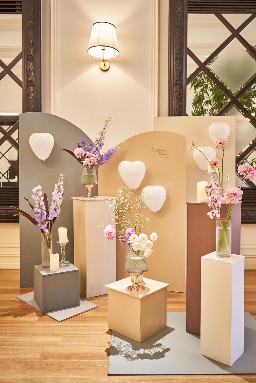 Are there certain flowers that cannot be specified depending on the season? Check with actual wedding photos [Bouquet and Floral Decoration Calendar].にて紹介している画像