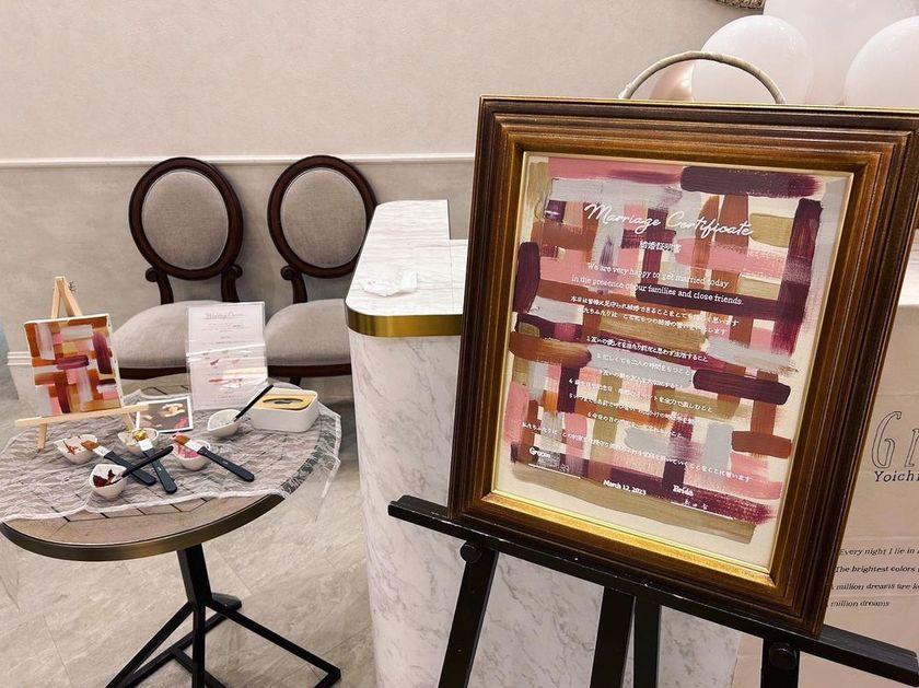 Four Great Arrangements for "Wedding Canvas" as a Photo Frame or Mirror 🪞🎨🖼にて紹介している画像