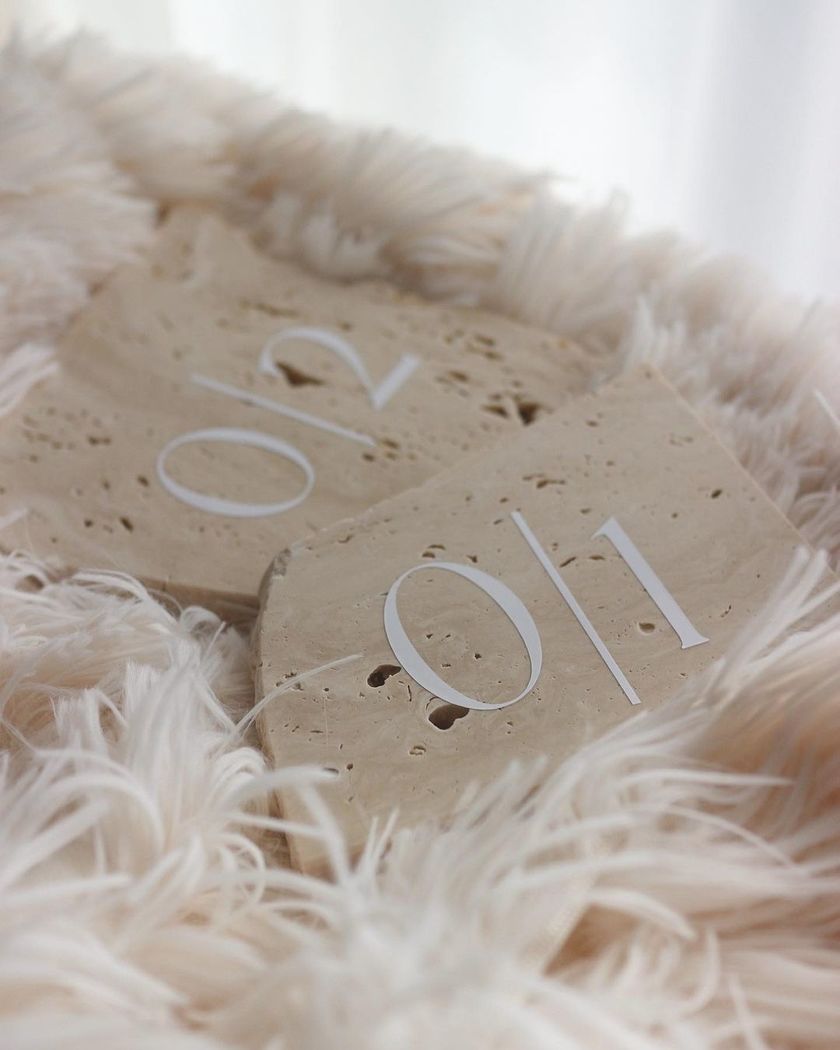 Ideas for Table Numbers to Feel Special and Trendy That You'd Want to Imitate [6 Selections] 🖋️にて紹介している画像