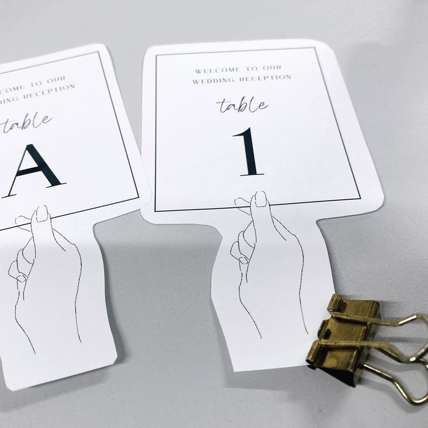 Ideas for Table Numbers to Feel Special and Trendy That You'd Want to Imitate [6 Selections] 🖋️にて紹介している画像