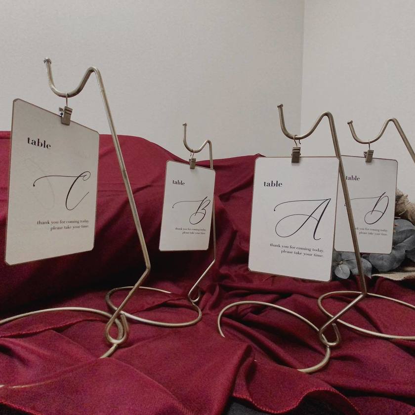 Ideas for Table Numbers to Feel Special and Trendy That You'd Want to Imitate [6 Selections] 🖋️にて紹介している画像