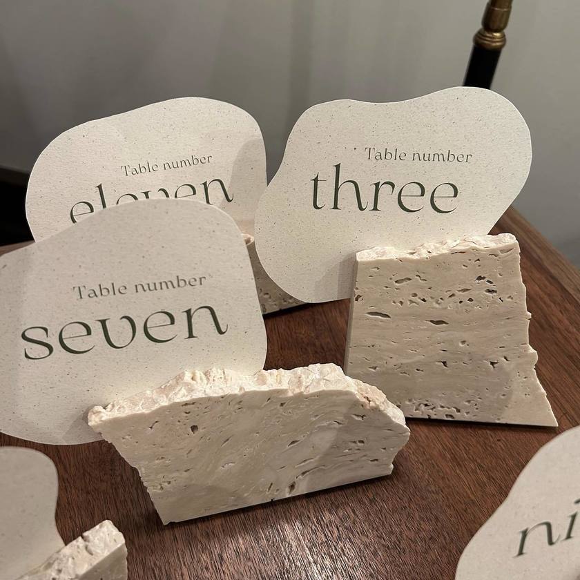 Ideas for Table Numbers to Feel Special and Trendy That You'd Want to Imitate [6 Selections] 🖋️にて紹介している画像