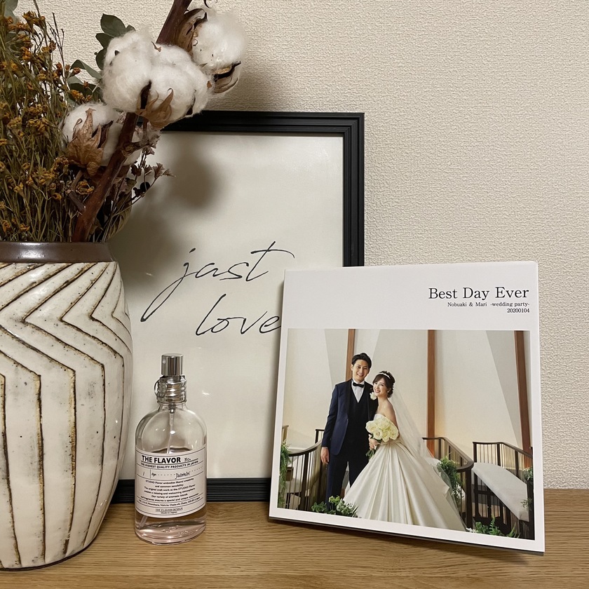 There is a special discount for brides ♡ Popular Photoback with DIY albums 📚 A collection of real brides' album examplesにて紹介している画像