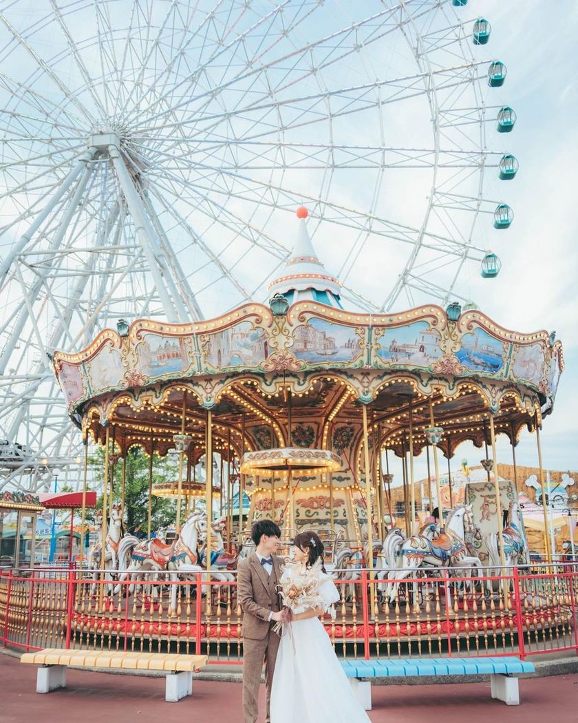 入場料無料♡名古屋の「シートレインランド」で撮れるロケーションフォトが素敵🎡🎠にて紹介している画像