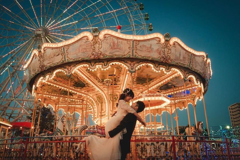 入場料無料♡名古屋の「シートレインランド」で撮れるロケーションフォトが素敵🎡🎠にて紹介している画像