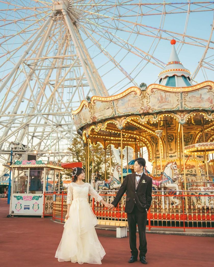 入場料無料♡名古屋の「シートレインランド」で撮れるロケーションフォトが素敵🎡🎠にて紹介している画像