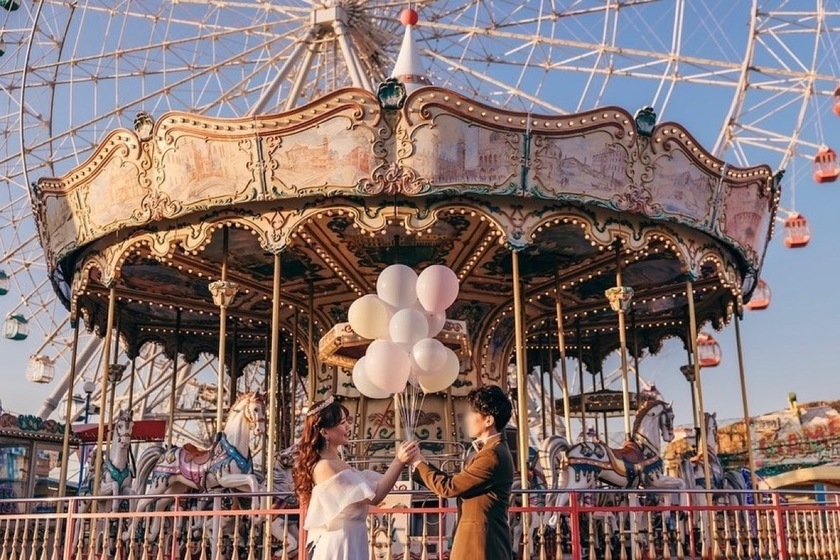 入場料無料♡名古屋の「シートレインランド」で撮れるロケーションフォトが素敵🎡🎠にて紹介している画像