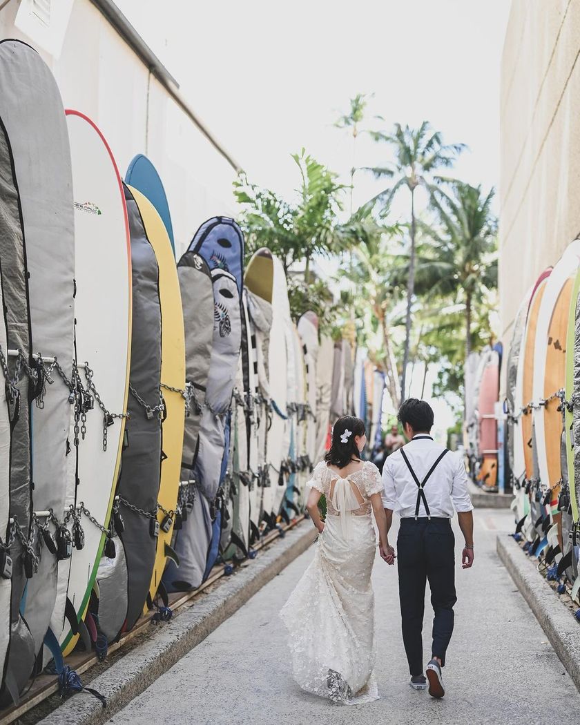 A Different Image Than Before❣️ Is This Hawaii? A Surprising Collection of Hawaii Wedding Photos 🌵🌺にて紹介している画像