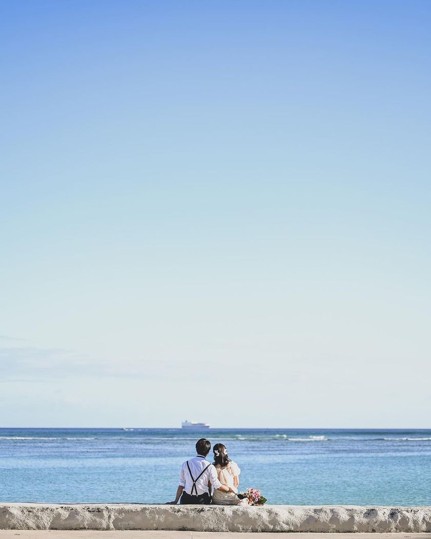 A Different Image Than Before❣️ Is This Hawaii? A Surprising Collection of Hawaii Wedding Photos 🌵🌺にて紹介している画像