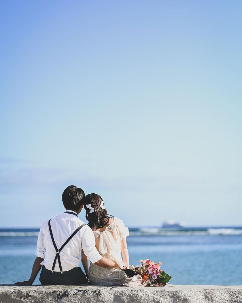 A Different Image Than Before❣️ Is This Hawaii? A Surprising Collection of Hawaii Wedding Photos 🌵🌺にて紹介している画像