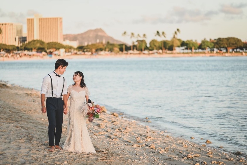 A Different Image Than Before❣️ Is This Hawaii? A Surprising Collection of Hawaii Wedding Photos 🌵🌺にて紹介している画像