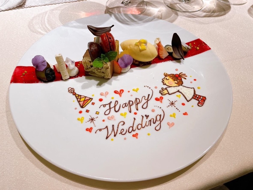 【65店舗】結婚祝い・記念日・誕生日に🎂全国各地可愛いメッセージプレートのレストラン特集🍓にて紹介している画像