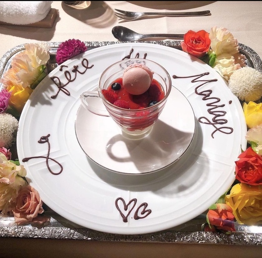 【65店舗】結婚祝い・記念日・誕生日に🎂全国各地可愛いメッセージプレートのレストラン特集🍓にて紹介している画像