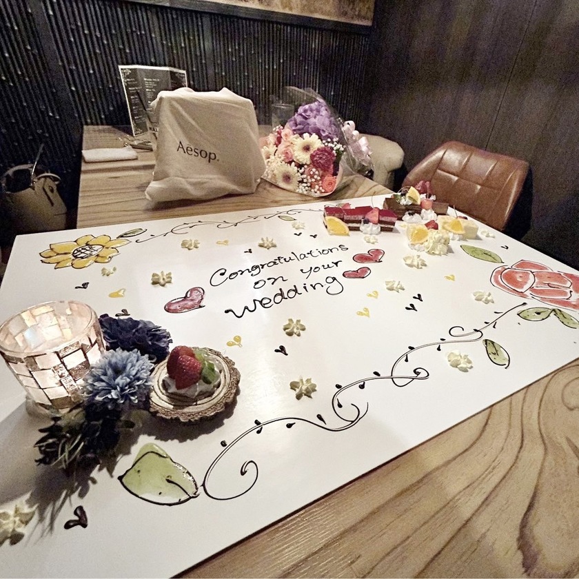 【65店舗】結婚祝い・記念日・誕生日に🎂全国各地可愛いメッセージプレートのレストラン特集🍓にて紹介している画像