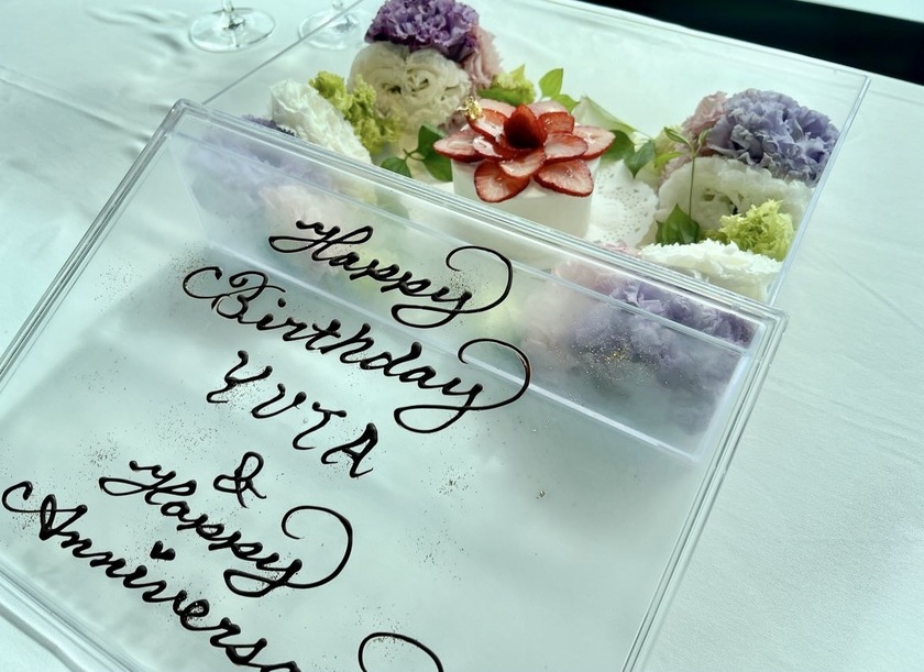 【65 Stores】Restaurants Across the Country Featuring Cute Message Plates for Weddings, Anniversaries, and Birthdays 🎂🍓にて紹介している画像