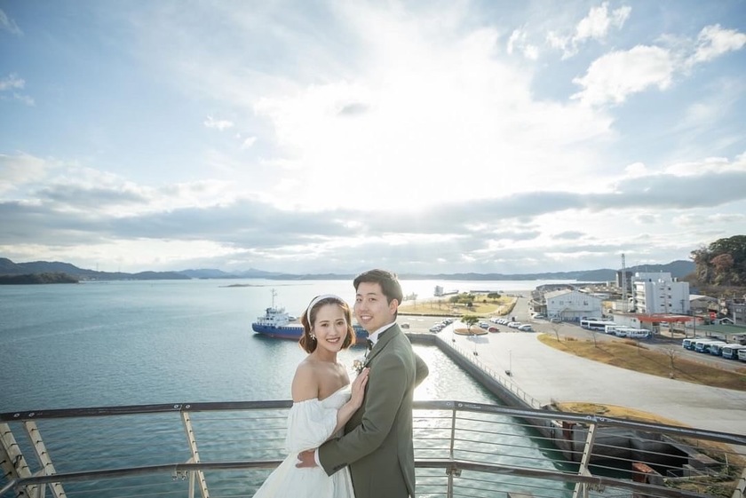 Stylish location photo spot discovered 📍 It's the 【Sea Pyramid】 at the triangular port in Kumamoto, where you can take amazing photos!にて紹介している画像