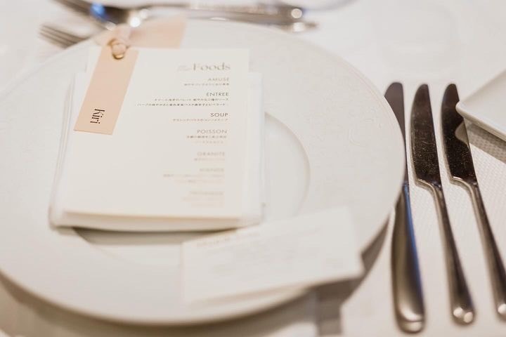 How to Create a Menu with Seating Tags that Gives a Special Feel Using Grommets and Ribbons 🎗️: A Guide and Sample Collection 🔖にて紹介している画像