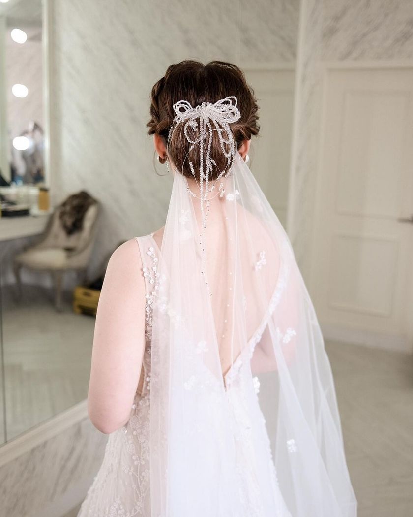 나비처럼 귀여운 하프 트윈 스타일, 베일을 양쪽에 고정하는 헤어 스타일 특집♡にて紹介している画像