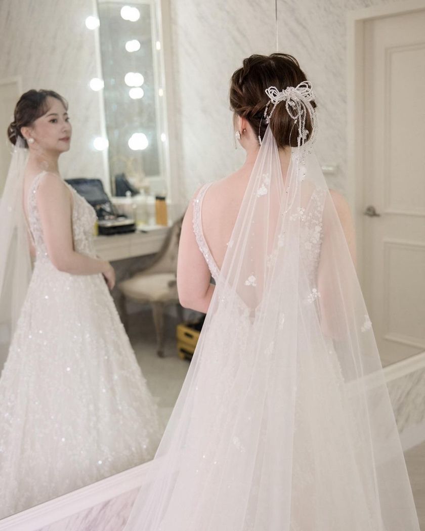 나비처럼 귀여운 하프 트윈 스타일, 베일을 양쪽에 고정하는 헤어 스타일 특집♡にて紹介している画像