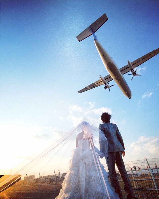 Just a 10-minute walk from Osaka International Airport! The location photos taken at Belle Classic Airport with the 【airplane】 are amazing ✈にて紹介している画像