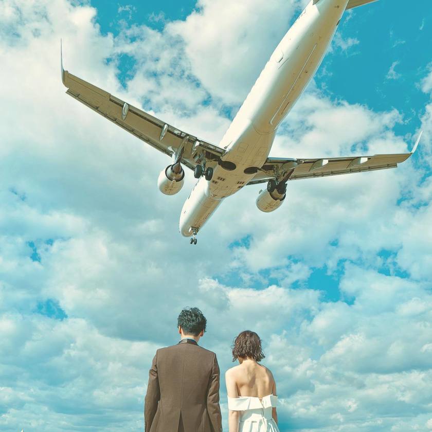 Just a 10-minute walk from Osaka International Airport! The location photos taken at Belle Classic Airport with the 【airplane】 are amazing ✈にて紹介している画像