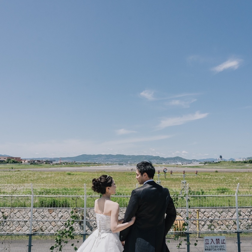 Just a 10-minute walk from Osaka International Airport! The location photos taken at Belle Classic Airport with the 【airplane】 are amazing ✈にて紹介している画像