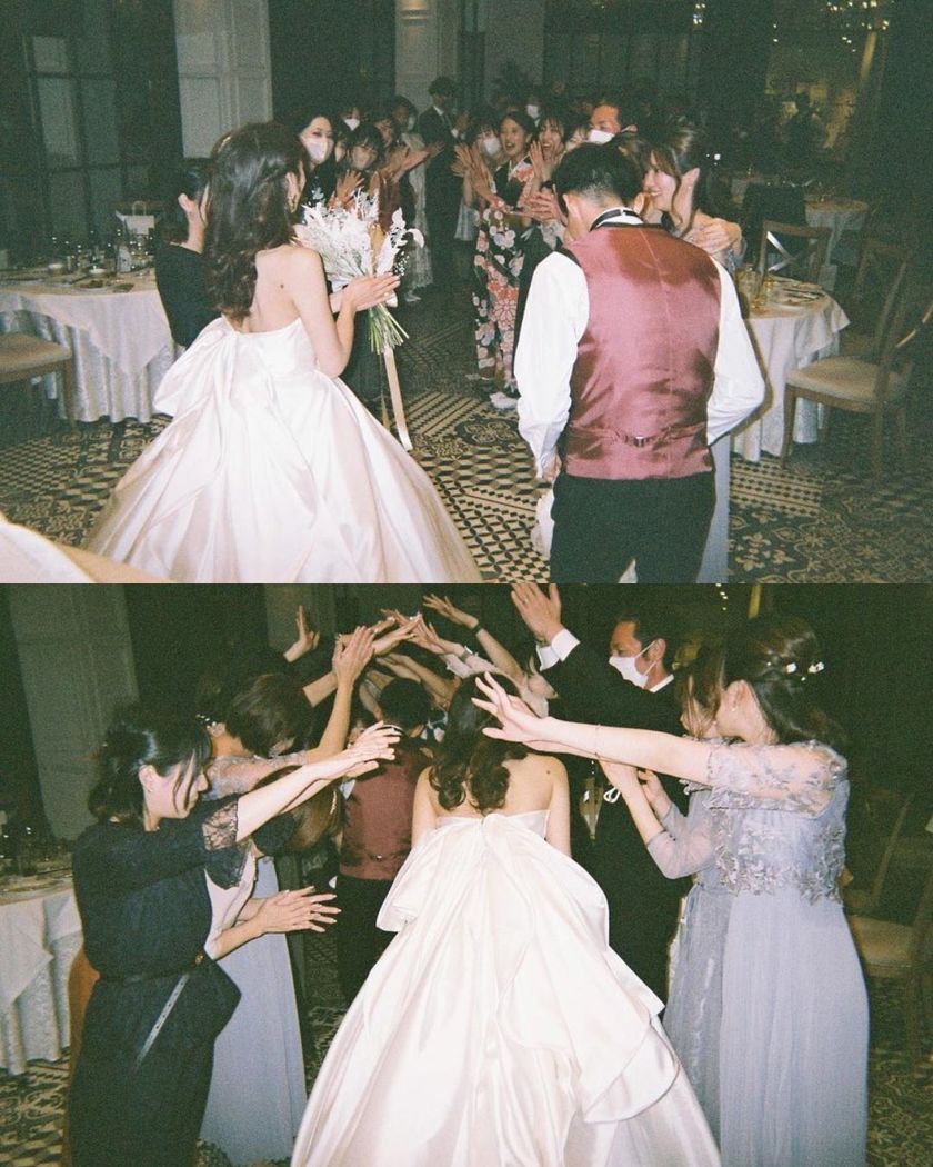 A simple and high-quality fabric with a three-dimensional ribbon charm ♡ The popular dress by Antonio Riva 【BARBARA】にて紹介している画像