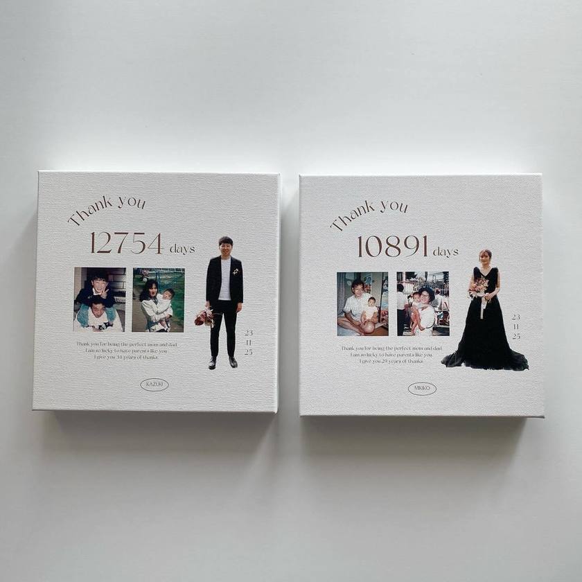 # 2024 Real Brides' Handmade ♡ Stylish "Childraising Appreciation Certificates" 12 Examplesにて紹介している画像