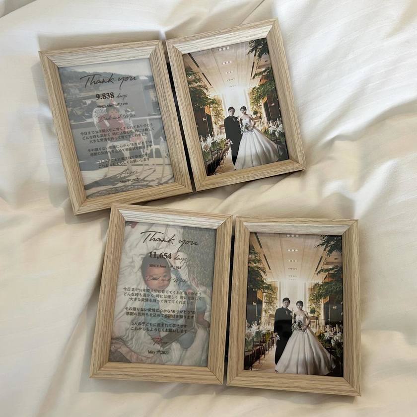 # 2024 Real Brides' Handmade ♡ Stylish "Childraising Appreciation Certificates" 12 Examplesにて紹介している画像