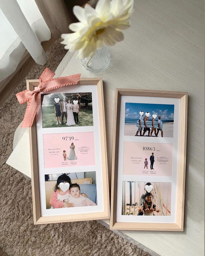 # 2024 Real Brides' Handmade ♡ Stylish "Childraising Appreciation Certificates" 12 Examplesにて紹介している画像