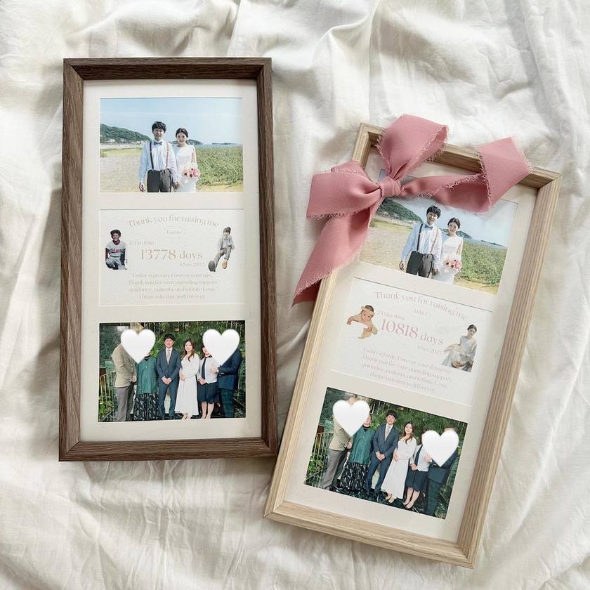 # 2024 Real Brides' Handmade ♡ Stylish "Childraising Appreciation Certificates" 12 Examplesにて紹介している画像