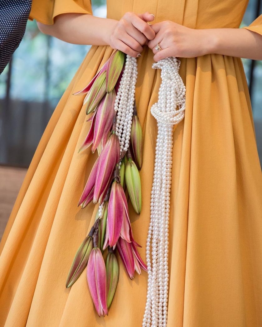 앞으로 유행할지도?! 독창적이고 혁신적인 '진주 부케'가 궁금해♡にて紹介している画像