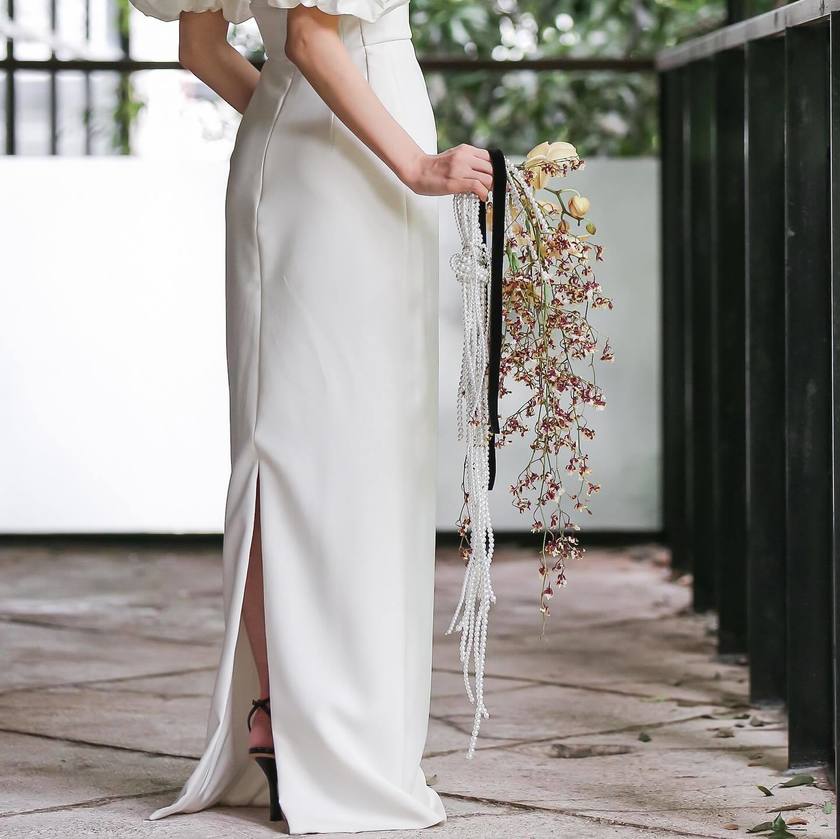 앞으로 유행할지도?! 독창적이고 혁신적인 '진주 부케'가 궁금해♡にて紹介している画像