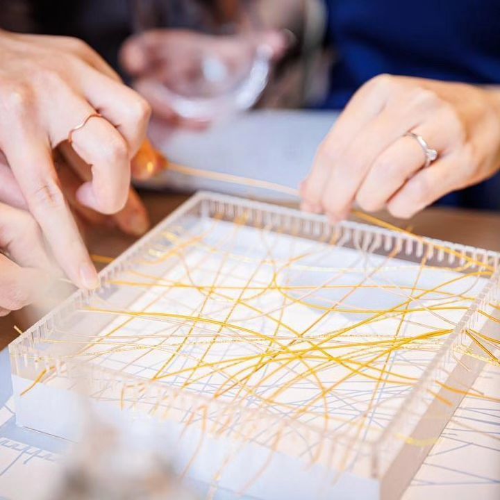 The material of "mizuhiki" is also stylish. The TUGUMU marriage certificate from Atelier Recru is lovely♡にて紹介している画像