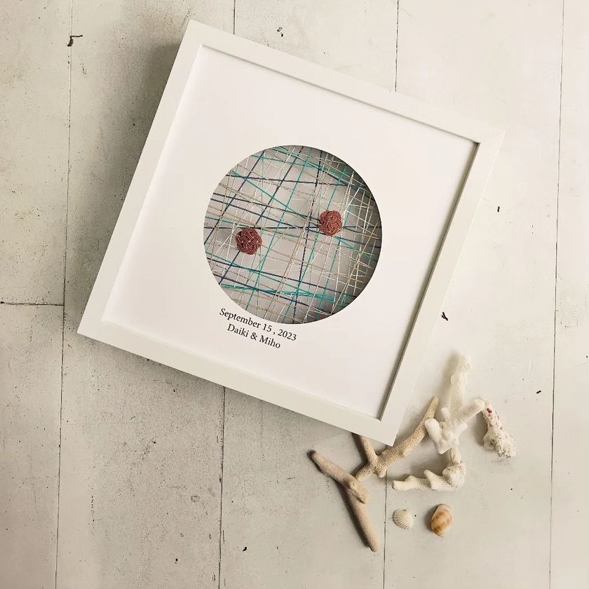 The material of "mizuhiki" is also stylish. The TUGUMU marriage certificate from Atelier Recru is lovely♡にて紹介している画像