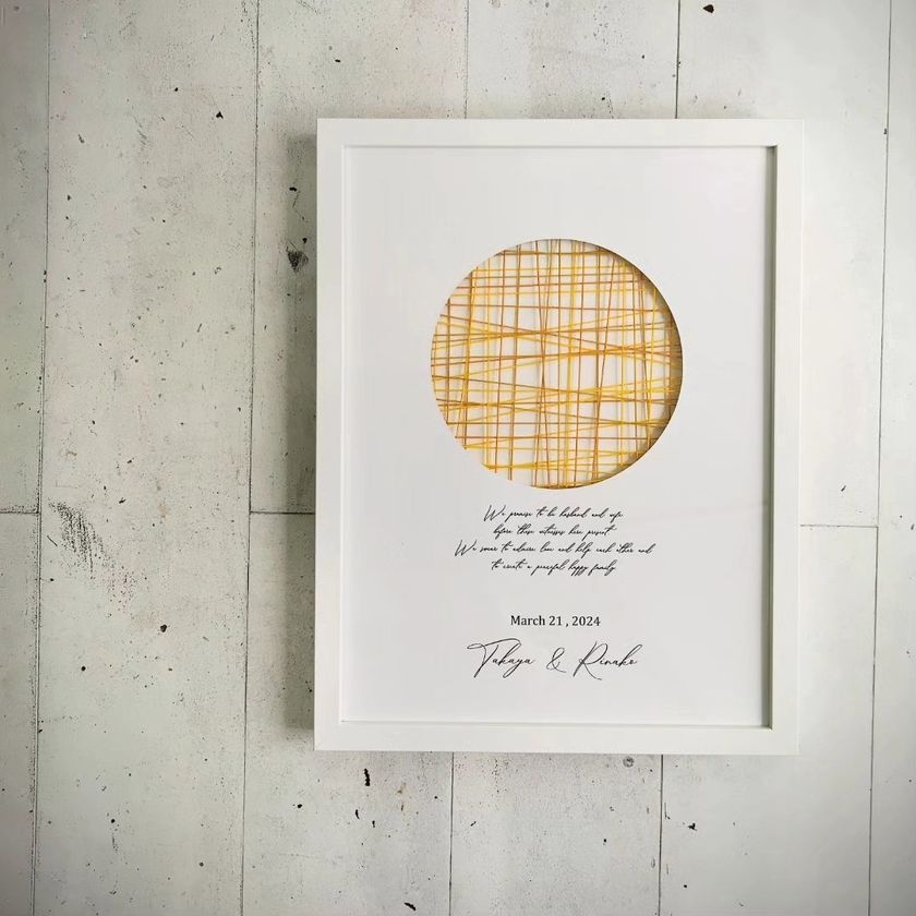 The material of "mizuhiki" is also stylish. The TUGUMU marriage certificate from Atelier Recru is lovely♡にて紹介している画像