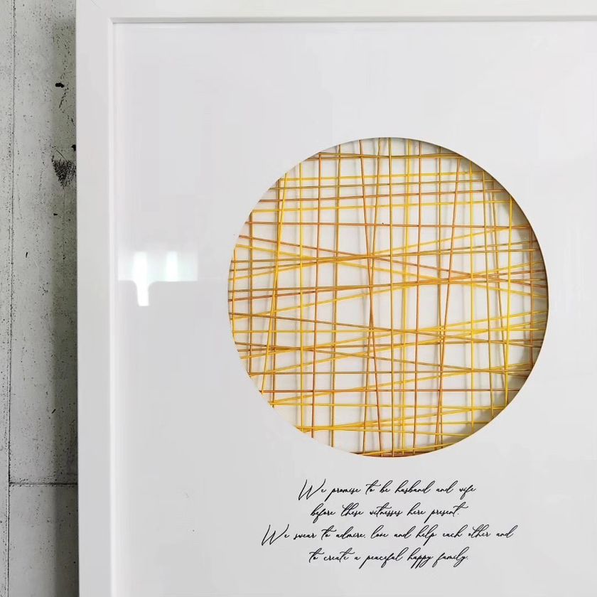 The material of "mizuhiki" is also stylish. The TUGUMU marriage certificate from Atelier Recru is lovely♡にて紹介している画像