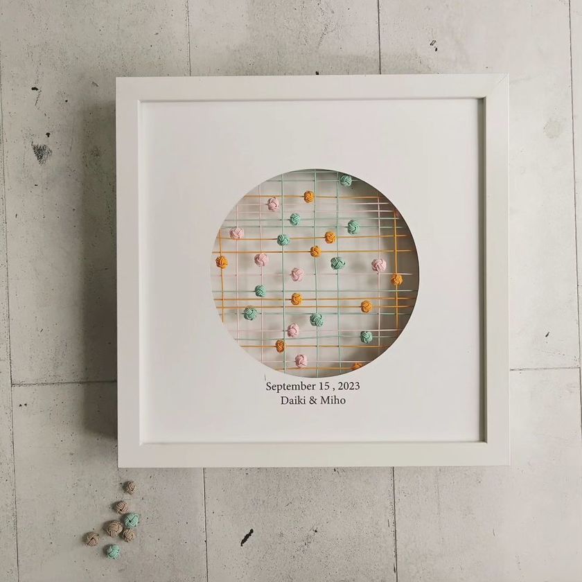 The material of "mizuhiki" is also stylish. The TUGUMU marriage certificate from Atelier Recru is lovely♡にて紹介している画像