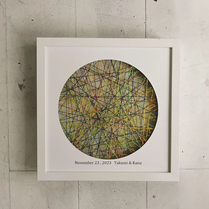 The material of "mizuhiki" is also stylish. The TUGUMU marriage certificate from Atelier Recru is lovely♡にて紹介している画像