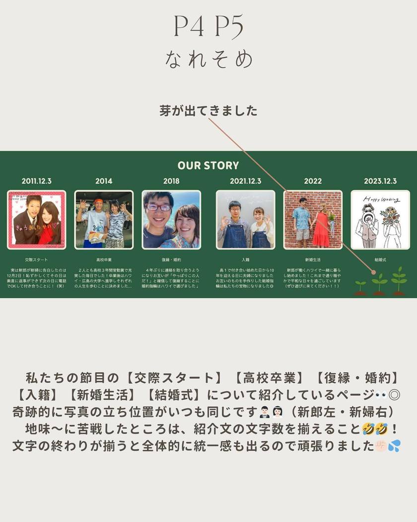 ポパイ風やりぼん風など📗◯◯風プロフィールブックを作った花嫁さんのPBを中身まで全部公開!にて紹介している画像